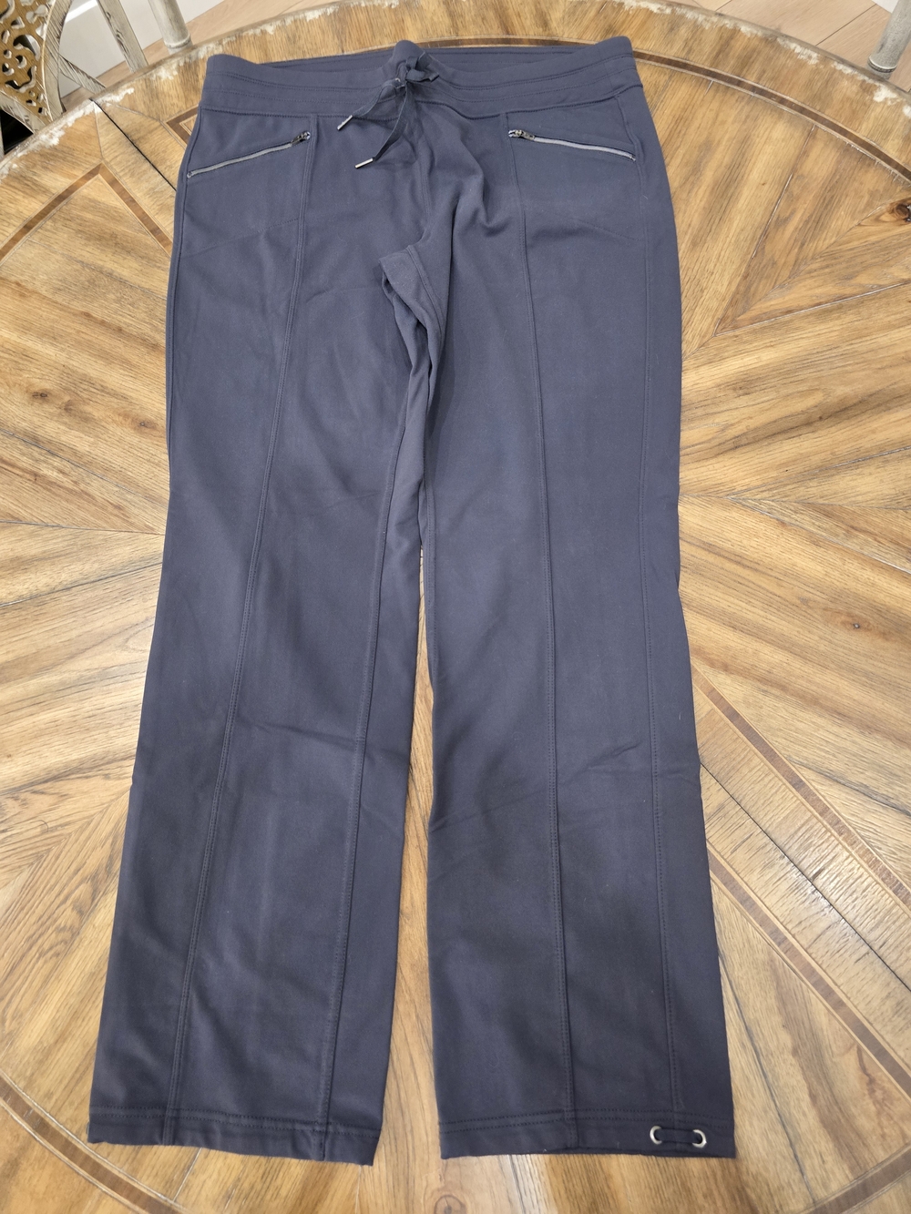 Athleta Metro Slouch Reflex Jogger Pants - Heather Charcoal, Charcoal & Blue, XL - Picture 10 of 15